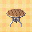 metal-and-wood table