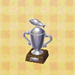 silver fish trophy