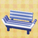stripe sofa