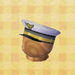 white police cap